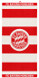 Preview: FC Bayern München Strandtuch Rot/Weiß 80x160 cm